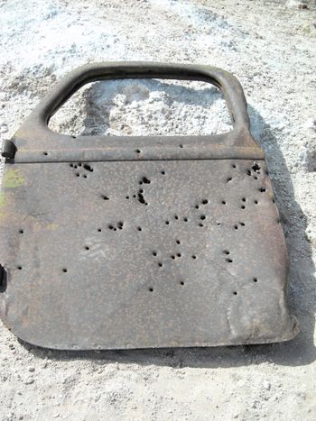 A Car Door in the Sonoran Desert
