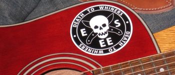 Death to whiners guitar. Next 2 the Tracks
