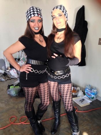 Hip Hop Dancers (Deana Velazquez & Holly Haebig) Gorgeous ladies are dressed and ready to rock the set!
