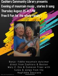 Hogfiddle Sessions with Mary Z. Cox & Cameron Freer