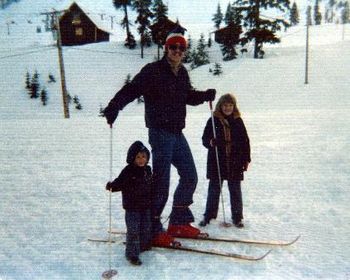 Snoqualmie Pass, near where both girls live today,1974
