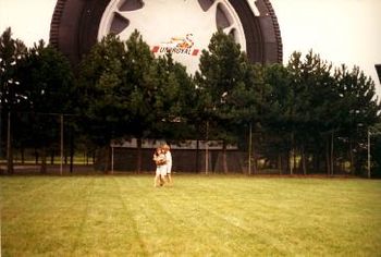 Marie and Ric  in front of The World's Largest Tire
