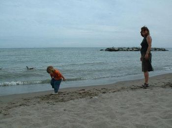 gavin & grandma - lake ontario 5
