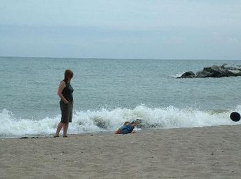 gavin & grandma - lake ontario 2
