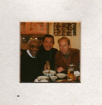 Dr. Jimmy Slyde, Mr. Sadao Matsubara & Shoehorn in Tokyo circa 1993
