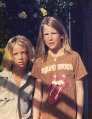vintage - John(right) with brother Doug, Jr. in '70s
