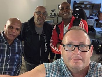 J R, Gino Hinton, Kenny Anderson, Johnny Cotton Recording Session
