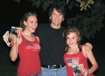 July 4th, 2011.  After the show with pretty girls!
