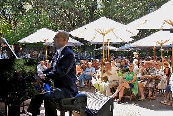 Filoli Jazz in Woodside, CA with the Mike Vax Jazz Orchestra.  Photo by Jim Haas.
