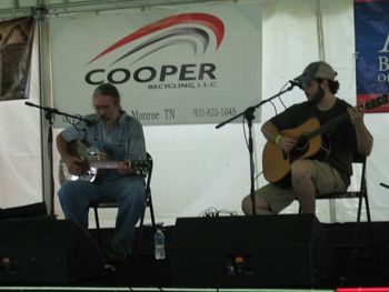 IMG_2711 LJK & David Preston - Jammin' at Hippie Jack's Spring Festival - Crawford TN
