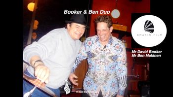 Blues Legend David Booker with Drummer/Filmmaker Ben Makinen performing in Denver.
