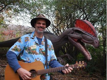 BigJeff and Friend A Day as the Dinosaur Troubadour!

