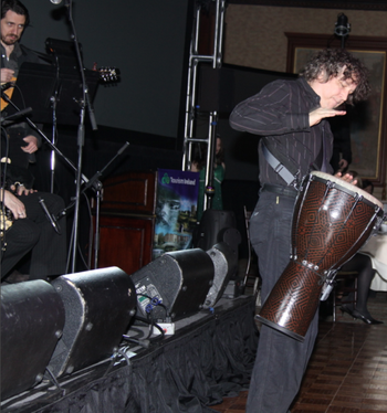 The Gathering, djembe solo Djembe solo at "The Gathering", NYC 2012
