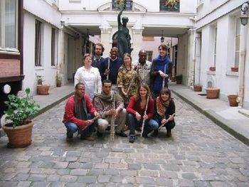 teaching Jazz Flute Mastersclass at Melodie 7 in Paris 4-2009
