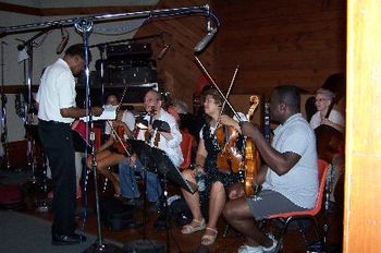 Frank, the maestro, leading the orchestra
