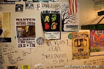 Farewell to the Sweetwater's Original Home- Lansdale St. poster on their Wall of Fame
