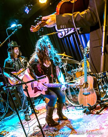 Mark Karan & Lauren Murphy Photo courtesy of Bob Minkin Sweetwater Music Hall 2/13/15
