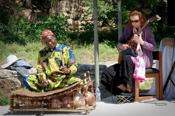 Playing with African Musician Giddy in Austin, TX - April 2013
