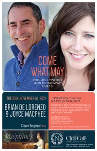 Come What May: Pop, Hollywood, and Broadway Duets Joyce MacPhee & Brian De Lorenzo