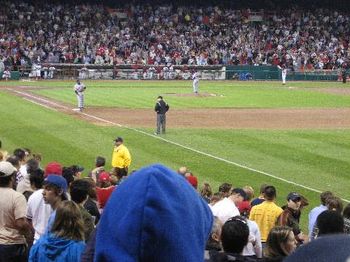 Pedro going into the windup.
