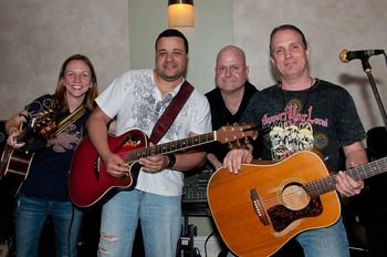 MDA benefit concert in Mahopac, NY with Jason Gisser, Timothy Russell and Charlie Sabin.  Photo by Dan Stockfield.
