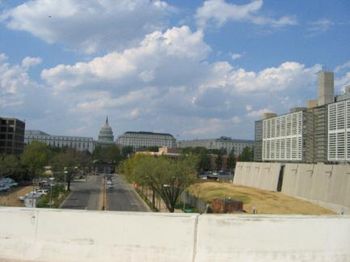 A shot of the capitol on our way back to New York.
