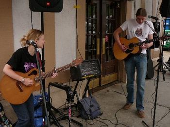 The next day at the Hartsdale Farmers Market.
