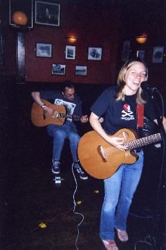 Jules and Lou on lead acoustic
