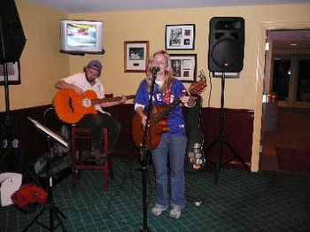 Chris and Jules jammin' at the Putnam National.
