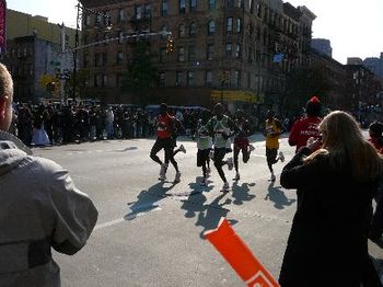 A couple of the Kenyans who took 2nd and 3rd.
