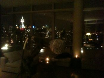 The view from Michael's mic. Cooper Square Hotel - NYC, March 2010.

