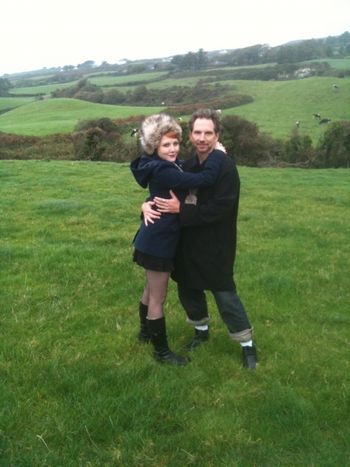 Greenest pastures ... Summer & Michael in Ireland
