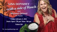 Lisa Donahey...with a Side of Ranch and Michael Orland on piano