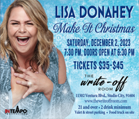 Lisa Donahey - MAKE IT CHRISTMAS - Night 1 at The Write-Off Room in Studio City