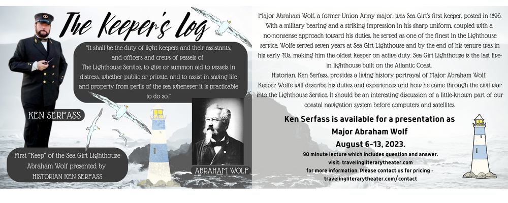 National Lighthouse Week - August 6-13.     $500 per lecture.