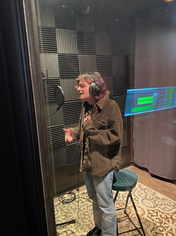 Mars tracking vocals for a 12-song project
