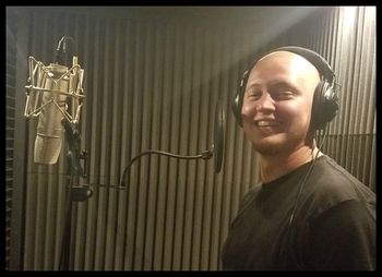 Cameron Allen Tabor tracking vocals.
