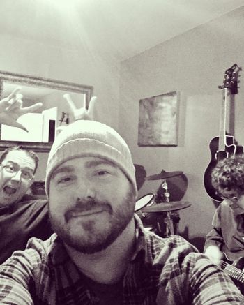 Fun in the studio with Garrett Baker & Andrew Henderson.
