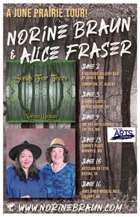 Norine Braun and Alice Fraser A June Prairie Tour