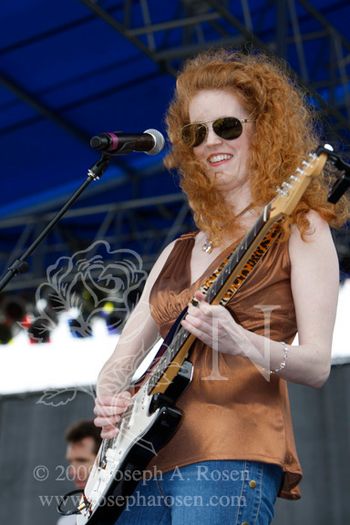Melanie Mason at the Chesapeake Bay Blues Fest; photo Joseph A. Rosen
