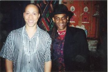 DJ and Cyril Neville at the House of Blues, N.O.
