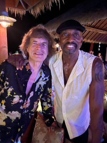 ME and Mick. Mustique Island February 2024
