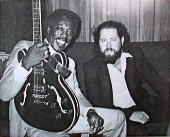 Buddy Guy and Al backstage at Commodore Ballroom
