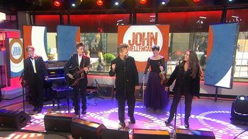 May 3, 2017. With John Mellencamp on The Today Show performing "Grandview" and "Indigo Sunset" from the Sad Clowns & Hillbillies album.
