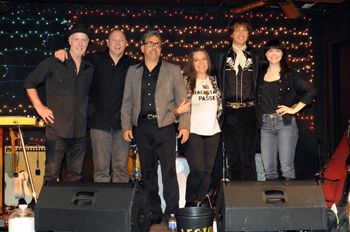 August 13, 2019. Honky Tonk Tuesday Nights at American Legion Post 82 in Nashville, TN. Carlene and her band The Lucky Ones: Al Hill, David Spicher, Chris Casello, Carlene, John McTigue, Wendy Newcomer. Thanks to Vicki Langdon for the photo!
