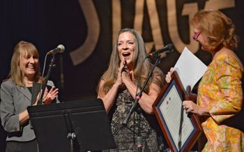 August 3, 2014. The two mayors of Bristol VA/TN declare Carlene Carter Day!
