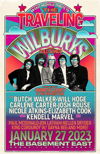 An East Nashville Tribute to The Traveling Wilburys and Solo Songs hosted by Andrew Leahey & the Homestead