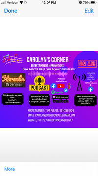 Carolyn's Corner podcast