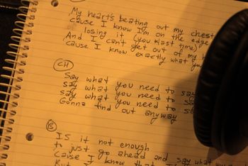 Say...lyric notes

