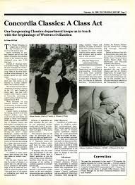 Dr.  Eileen Preston, Concordia University, awoke me to the wonder of the Classics and the Power of Myth.  Truly helped me find my way.  I assistant taught for her large classes of 100 students.  So many would tell me they adored her. She really inspired people to see the bigger picture in life.
